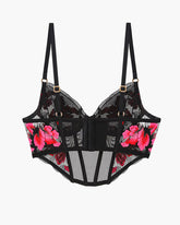 Embroidered Corset Bra